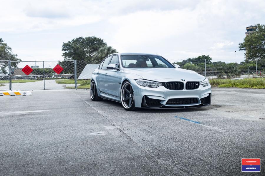 BMW M3 Sedan on Vossen Wheels (VWS-3) 2017 года  (фото 40 из 44)